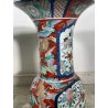 ANTICA COPPIA VASI GIAPPONESI EPOCA 1930 PORCELLANA ARITA IMARI DECORO FIORI