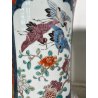 ANTICA COPPIA VASI GIAPPONESI EPOCA 1930 PORCELLANA ARITA IMARI DECORO FIORI