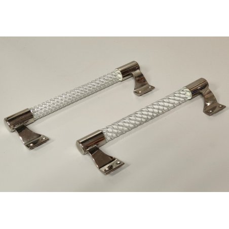 Coppia MANIGLIA Vetro Murano Torciglioni DESIGN Barovier 1950 Maniglie PORTA