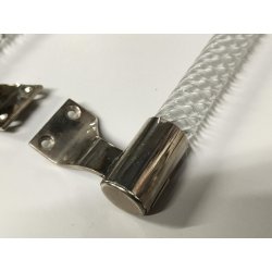 Coppia MANIGLIA Vetro Murano Torciglioni DESIGN Barovier 1950 Maniglie PORTA