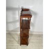 ANTICA ETAGERE LEGNO NOCE EPOCA 1800 LIBRERIA CONSOLLE MOBILE SCAFFALE 4 RIPIANI