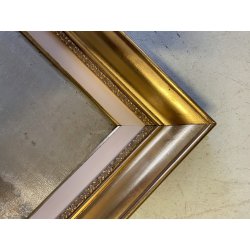 ANTICO DIPINTO OLIO PAESAGGIO FLUVIALE  LAGO FIUME MONTAGNE PESCATORE PESCA '900