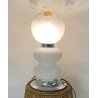 LAMPADA TAVOLO ATTR. Nason Mazzega ABAT-JOUR ANNI 70 VETRO LAMP SCRIVANIA GLASS