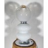 LAMPADA TAVOLO ATTR. Nason Mazzega ABAT-JOUR ANNI 70 VETRO LAMP SCRIVANIA GLASS