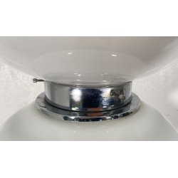 LAMPADA TAVOLO ATTR. Nason Mazzega ABAT-JOUR ANNI 70 VETRO LAMP SCRIVANIA GLASS