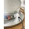 LAMPADA TAVOLO ATTR. Nason Mazzega ABAT-JOUR ANNI 70 VETRO LAMP SCRIVANIA GLASS