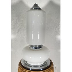 LAMPADA TAVOLO ATTR. Joe Colombo ABAT-JOUR ANNI 70 VETRO LAMP SCRIVANIA GLASS