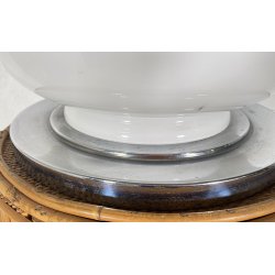 LAMPADA TAVOLO ATTR. Joe Colombo ABAT-JOUR ANNI 70 VETRO LAMP SCRIVANIA GLASS