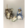 PRESEPE Lladrò PORCELAIN 10 Pz. FIGURINE SACRA FAMIGLIA NATIVITA' RE MAGI '900
