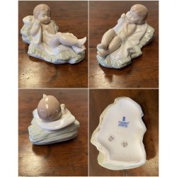 PRESEPE Lladrò PORCELAIN 10 Pz. FIGURINE SACRA FAMIGLIA NATIVITA' RE MAGI '900