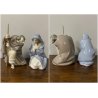 PRESEPE Lladrò PORCELAIN 10 Pz. FIGURINE SACRA FAMIGLIA NATIVITA' RE MAGI '900