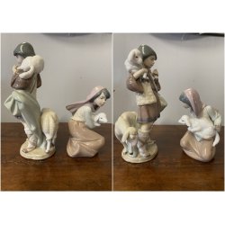 PRESEPE Lladrò PORCELAIN 10 Pz. FIGURINE SACRA FAMIGLIA NATIVITA' RE MAGI '900