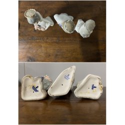 PRESEPE Lladrò PORCELAIN 10 Pz. FIGURINE SACRA FAMIGLIA NATIVITA' RE MAGI '900