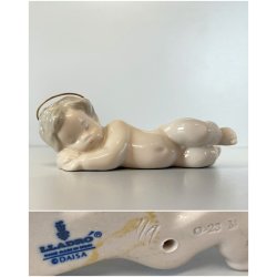 FIGURINA NATIVITA' GESù BAMBINO Lladrò SACRA FAMIGLIA FIGURA PORCELLANA LUCIDA