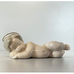 FIGURINA NATIVITA' GESù BAMBINO Lladrò SACRA FAMIGLIA FIGURA PORCELLANA LUCIDA