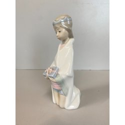 FIGURINA PORCELLANA LUCIDA Lladrò NATIVITA' RE MAGIO Melchiorre KING MELCHIOR