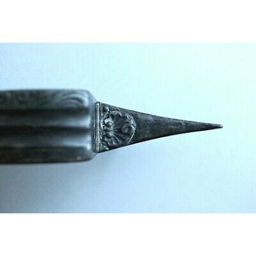 FORBICI SPEGNI STOPPINO CANDELA FERRO BATTUTO CANDLE SNUFFER SCISSORS '800