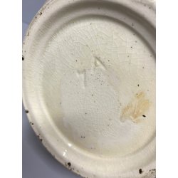 ANTICO GRANDE VASO Porcellana Vittoriano DECORO TRANSFER PRINTING MANONUALE '800