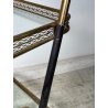 ANTICO CARRELLO BAR DESIGN CESARE LACCA ANNI 50 LEGNO OTTONE CARRELLINO VASSOIO