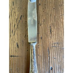 SET POSATE VINTAGE 12 Pers. METALLO PLACCATO ARGENTO 800 DESIGN CLASSICO '40/'50