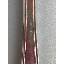 SET POSATE VINTAGE 12 Pers. METALLO PLACCATO ARGENTO 800 DESIGN CLASSICO '40/'50