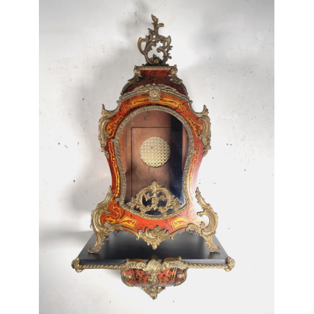 CASSA OROLOGIO PARETE STILE LUIGI XIV BOULLE MENSOLA SENZA OROLOGIO PENDOLA '900