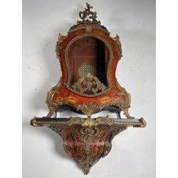 CASSA OROLOGIO PARETE STILE LUIGI XIV BOULLE MENSOLA SENZA OROLOGIO PENDOLA '900