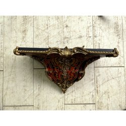 CASSA OROLOGIO PARETE STILE LUIGI XIV BOULLE MENSOLA SENZA OROLOGIO PENDOLA '900