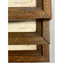 ANTICO TRITTICO STAMPA Dis. Falkaiser INCISIONI LITOGRAFIA ISOLE LAGO MAGGIORE