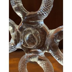 CALICE TIPETTO VENEZIANO VETRO SOFFIATO DI MURANO ORO  26 cm/h VINTAGE '50