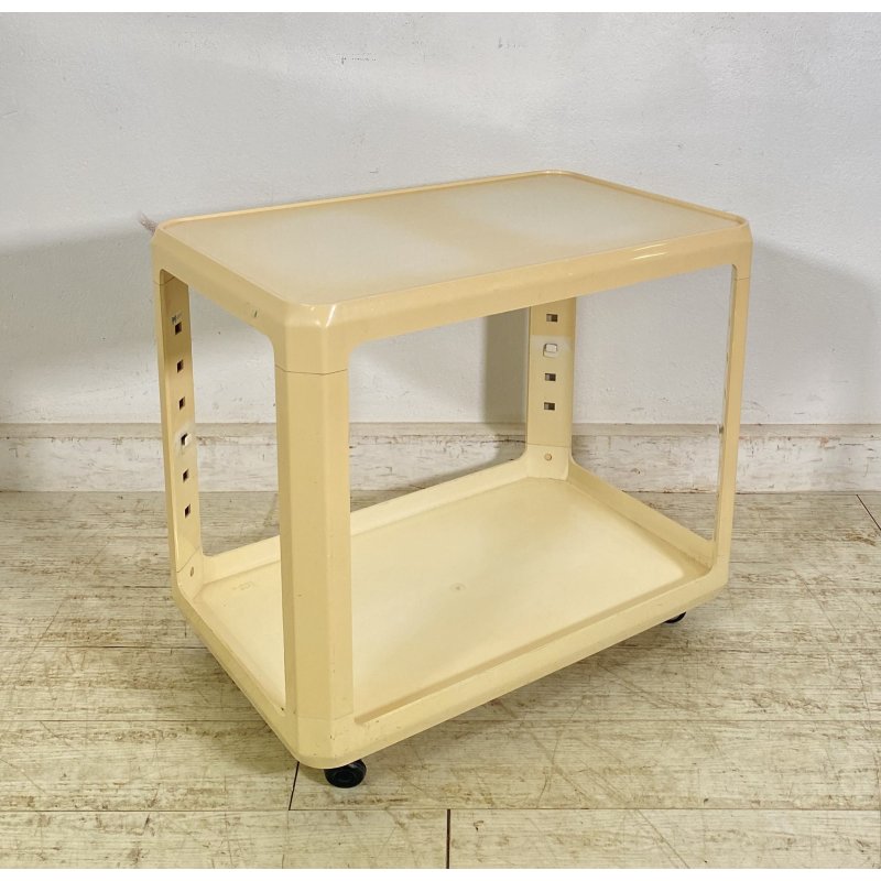 CARRELLO BAR DESIGN ANNI 70 DESIGN ALBERTO ROSSELLI PER KARTELL VINTAGE ITALIA