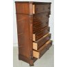 ANTICO SECRETAIRE Umbertino ROVERE epoca 800 RIBALTA SCRITTOIO CASSETTIERA OLD