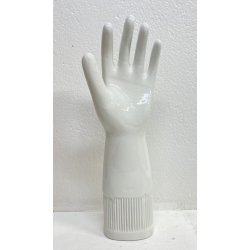 SET 3 STAMPI CERAMICA GUANTO PIRELLI ITALY 1980 MANO LATTICE