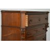 ANTICO SECRETAIRE Umbertino ROVERE epoca 800 RIBALTA SCRITTOIO CASSETTIERA OLD