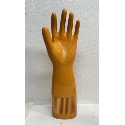 SET 3 STAMPI CERAMICA GUANTO PIRELLI ITALY 1980 MANO LATTICE