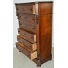 ANTICO SECRETAIRE Umbertino ROVERE epoca 800 RIBALTA SCRITTOIO CASSETTIERA OLD