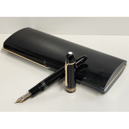 MONTBLANC Meisterstuck PENNA STILOGRAFICA 149 NIB Oro 18k FOUNTAIN PEN box