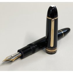 MONTBLANC Meisterstuck PENNA STILOGRAFICA 149 NIB Oro 18k FOUNTAIN PEN box