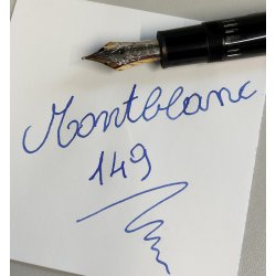 MONTBLANC Meisterstuck PENNA STILOGRAFICA 149 NIB Oro 18k FOUNTAIN PEN box