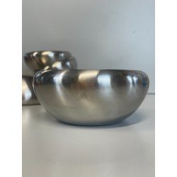 SET 6 CIOTOLE ALESSI MACEDONIA GELATO DESSERT ACCIAIO INOX DESIGN ITALY COPPETTE