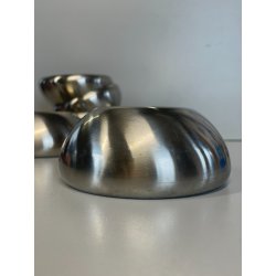 SET 6 CIOTOLE ALESSI MACEDONIA GELATO DESSERT ACCIAIO INOX DESIGN ITALY COPPETTE