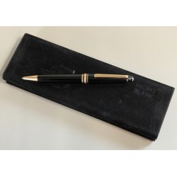 PENNA SFERA Montblanc Meisterstuck CLASSIC NERO ORO Vintage Ballpoint Pen Box