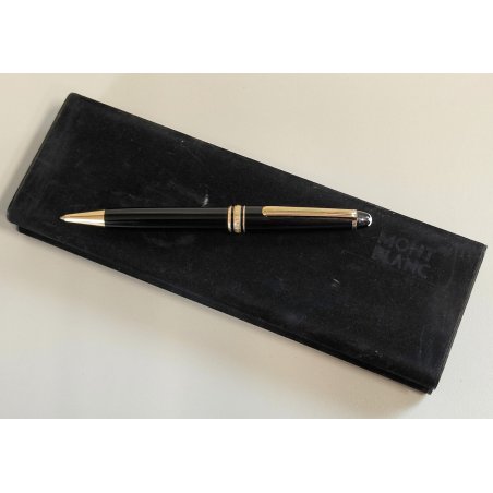 PENNA SFERA Montblanc Meisterstuck CLASSIC NERO ORO Vintage Ballpoint Pen Box
