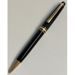 PENNA SFERA Montblanc Meisterstuck CLASSIC NERO ORO Vintage Ballpoint Pen Box
