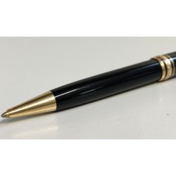 PENNA SFERA Montblanc Meisterstuck CLASSIC NERO ORO Vintage Ballpoint Pen Box