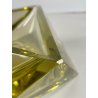 CIOTOLA POSACENERE VETRO MURANO SVUOTA TASCHE GIALLO ITALIA FORMA PIRAMIDALE