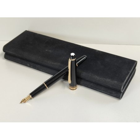 MONTBLANC Meisterstuck PENNA STILOGRAFICA 144 NIB Oro 14k FOUNTAIN PEN box