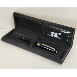 MONTBLANC Meisterstuck PENNA STILOGRAFICA 144 NIB Oro 14k FOUNTAIN PEN box