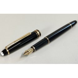MONTBLANC Meisterstuck PENNA STILOGRAFICA 144 NIB Oro 14k FOUNTAIN PEN box