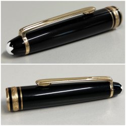 MONTBLANC Meisterstuck PENNA STILOGRAFICA 144 NIB Oro 14k FOUNTAIN PEN box